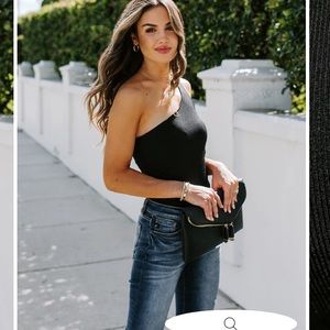 VICI TAMPA ONE SHOULDER BODYSUIT